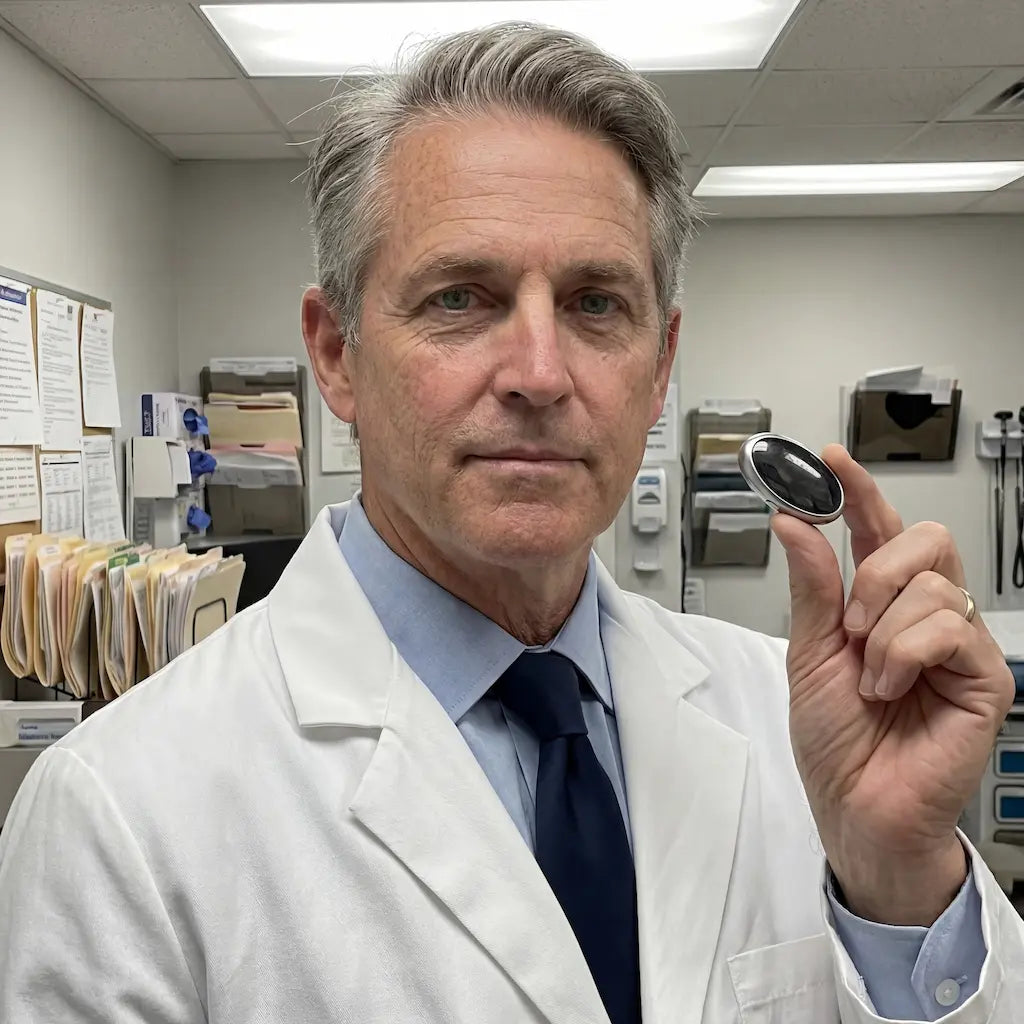 Doctor reviewing SleepEase Pro